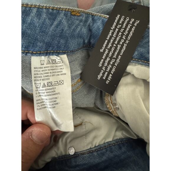 Candace Cameron Bure Jeans 20W TALL  NWT Light Wash Stretch Denim Mid Rise - Picture 10 of 10